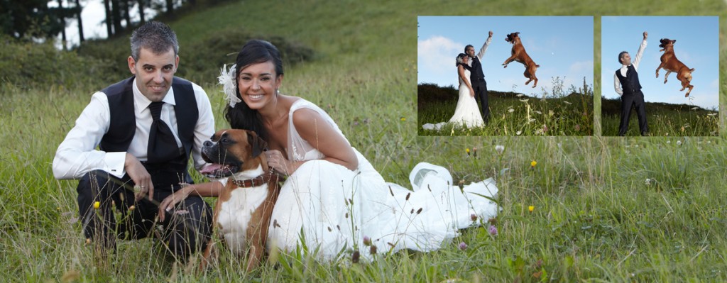 Reportaje de boda con tu mascota